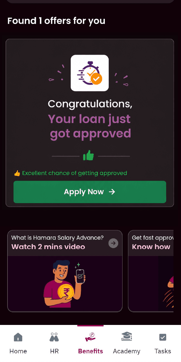 Faster approvals and disbursal