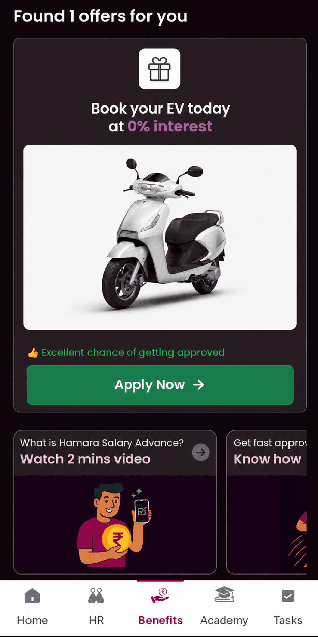 Fully online, with EV included